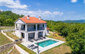 Amazing home in Krsan with 4 Bedrooms